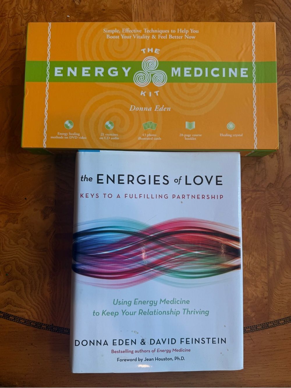 The Energy Medicine Kit + The Energies of Love Book Set - Orange & White
